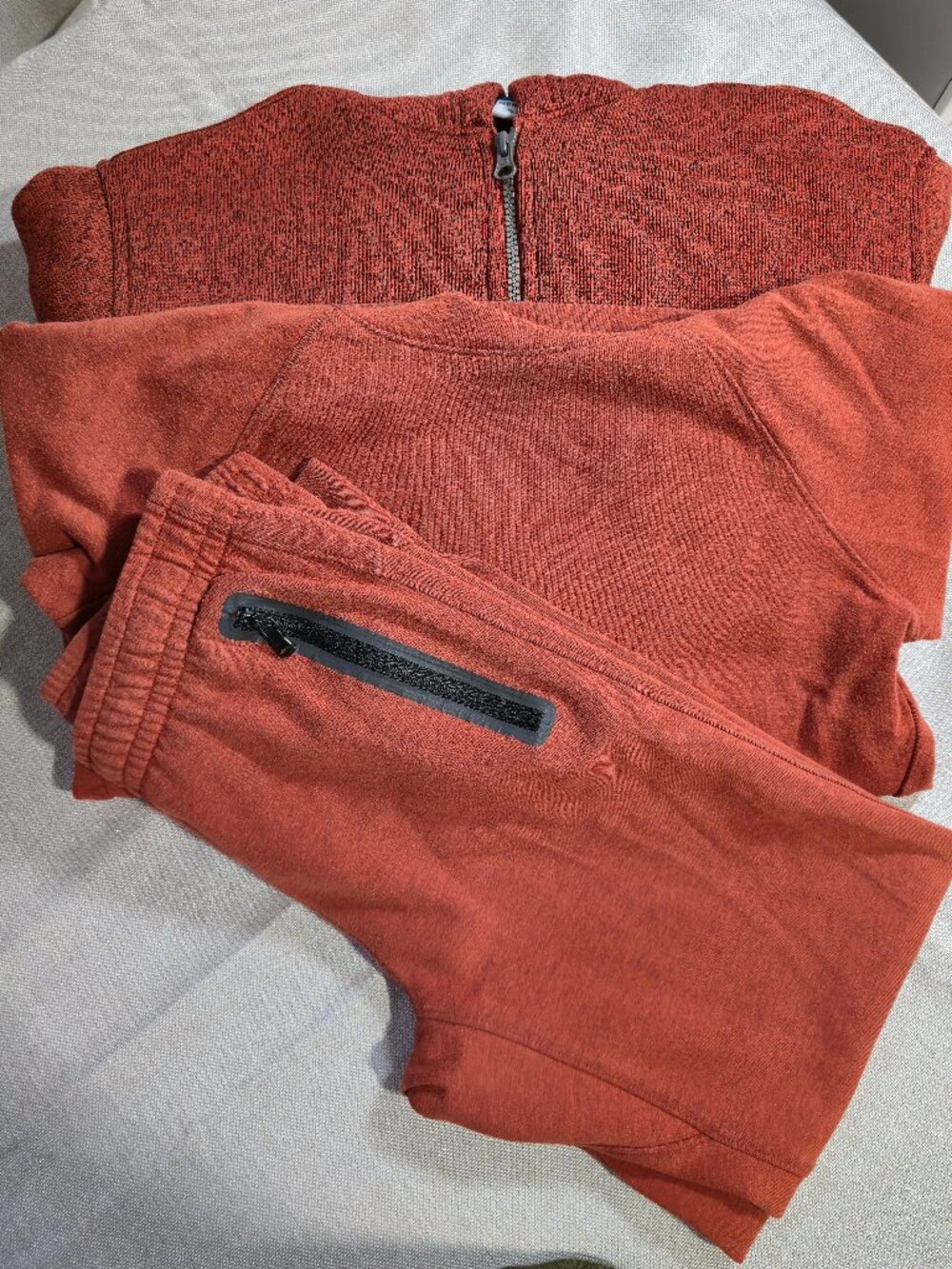 Old Navy Orange Jogging Outfit and Additional Sherpa Lined Sweatshirt